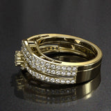 0.45ct Brilliant Diamond Gold Bridal Wedding Set - 02US28B