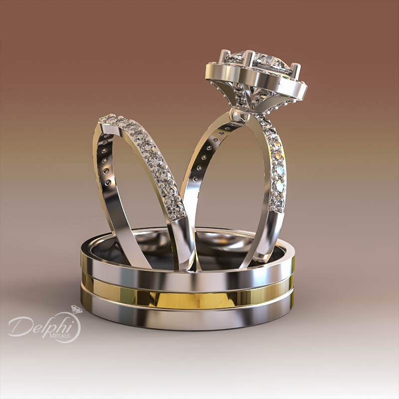 Gold Complete Wedding Set - 02US57