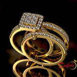 1.45ct Interchangeable Gold Bridal Set - 02US75