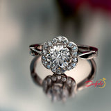 0.98ct Brilliant Cut Diamond Gold Engagement Ring - 02US90