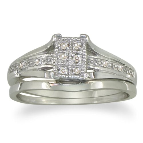 STERLING SILVER BRIDAL SET