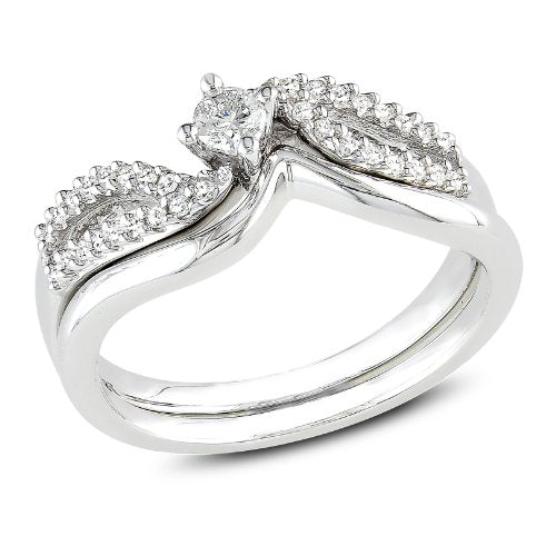 STERLING SILVER BRIDAL SET