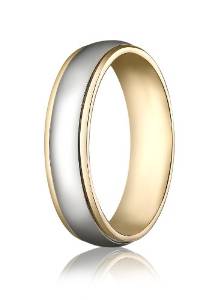 6mm Comfort-Fit High Polished Carved Band - 03BB11