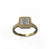 Zara Collection - Gold Engagement Ring - 03BS02