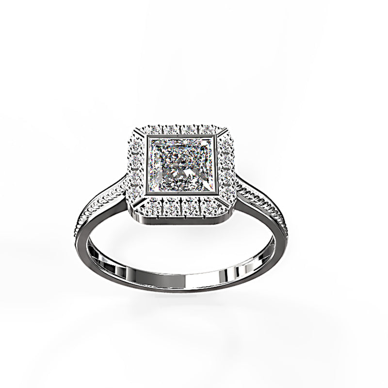 Zara Collection - Gold Engagement Ring - 03BS02