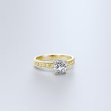 Zara Collection - Gold Engagement Ring - 03BS03