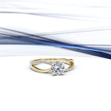 Zara Collection - Gold Engagement Ring - 03BS04