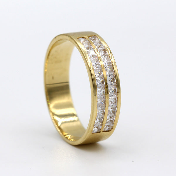 18K Yellow Gold Wedding Band - 03RG33Y-10