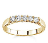 18k  Gold Five-Stone Diamond Ring - 03RG34