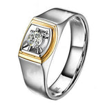 CERTIFIED I-J / SI DIAMOND MEN'S WEDDING BAND - 03RG45