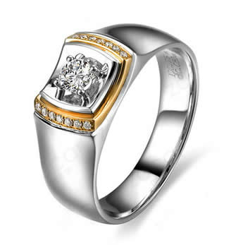 CERTIFIED I-J / VS DIAMOND MEN'S WEDDING BAND  - 03RG46