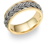 Braided Wedding Band Ring - 03RG50