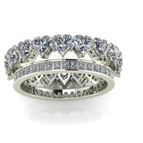 4.9ct Heart and Princess Diamond Gold Bridal Set - 03US98