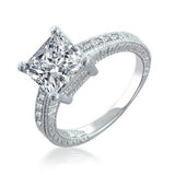 STERLING SILVER ENGAGEMENT RING