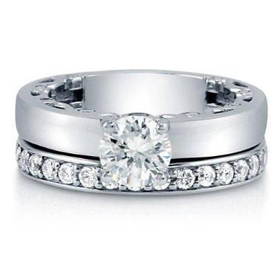 STERLING SILVER BRIDAL SET