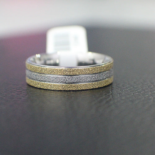 Stainless Steel Wedding Band - 04AS03