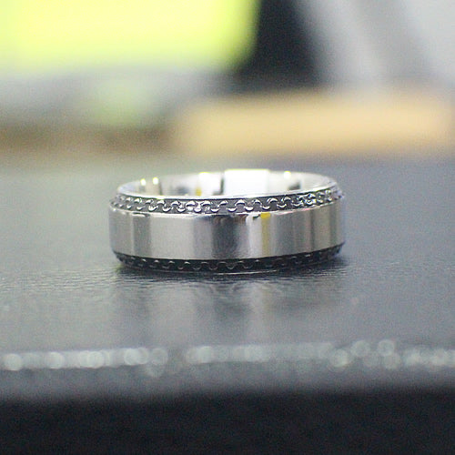 Stainless Steel Wedding Band - 04AS05
