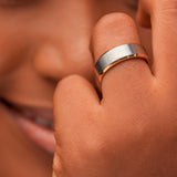 Stainless Steel Wedding Band - 04AS66