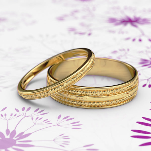 Zara Collection - Gold Wedding Band - 04BS06