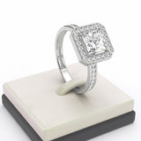Princess Cut Engagement Ring - 04GG01