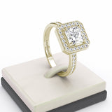 Princess Cut Engagement Ring - 04GG01