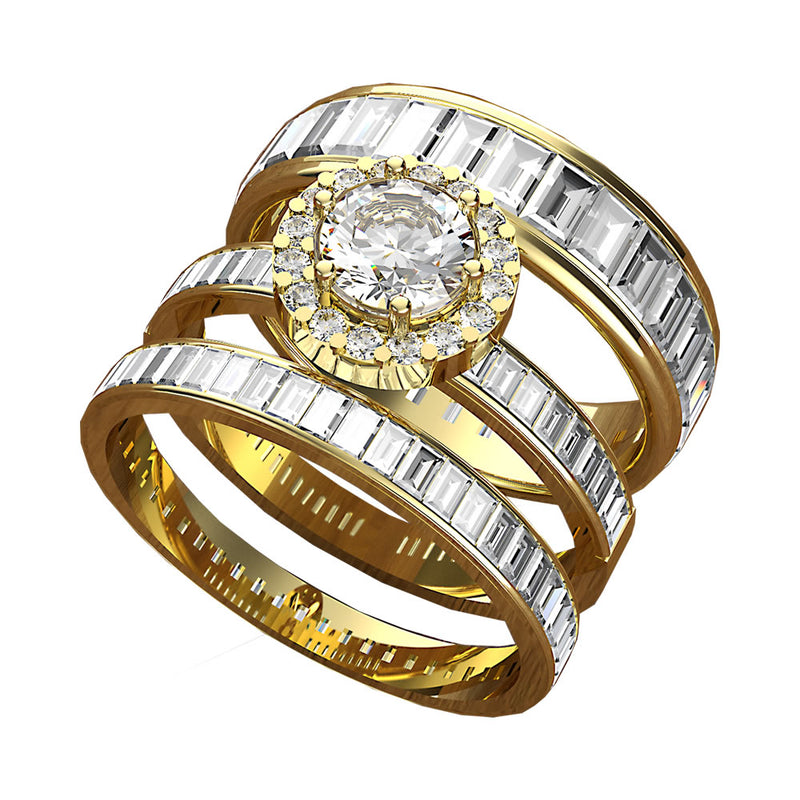 Gold Wedding Set - 04GG09