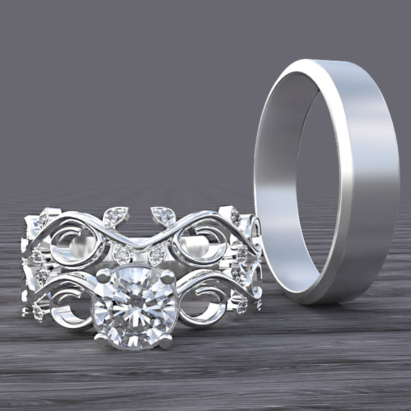 Gold Wedding Set - 04GG40