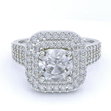 Double Halo Engagement Ring - 04GG61