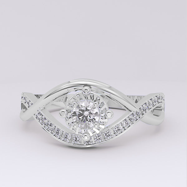 Gold Engagement Ring - 04GG69