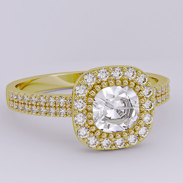 Gold Engagement Ring - 04GG70