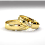 Gold Wedding Bands - 04GG75