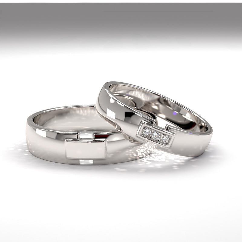 Gold Wedding Bands - 04GG75
