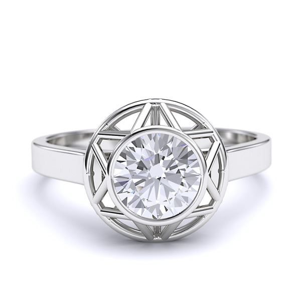 Gold Engagement Ring - 04GG84