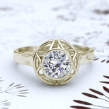 Gold Engagement Ring - 04GG84