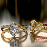 Gold Engagement Ring - 04GG95