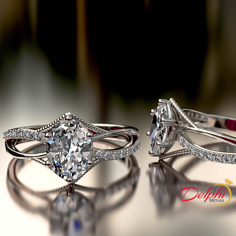 Gold Engagement Ring - 04GG95