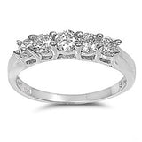 Sterling Silver Engagement Promise Ring - 05AB26