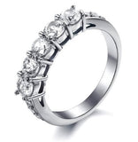 Titanium Engagement Ring (Tarnish Free and Life Warranty) - 05AB37