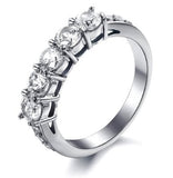 Titanium Engagement Ring (Tarnish Free and Life Warranty) - 05AB37