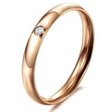 Titanium Engagement Ring (Tarnish Free and Life Warranty) - 05AB40