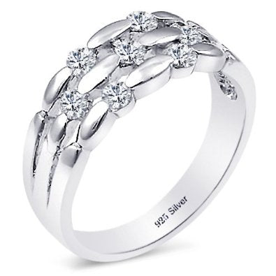 Weave Design Engagement Ring - 05AB61