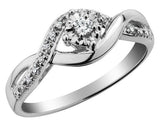 Diamond Infinity Engagement Ring - 05AB73