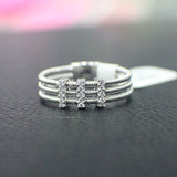 Sterling Silver Engagement Ring - 05AS02
