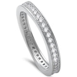 Sterling Silver Eternity Wedding Band - 05AS29