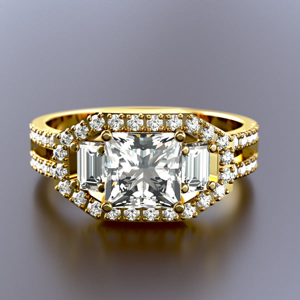 Gold Engagement Ring  - 05GG01