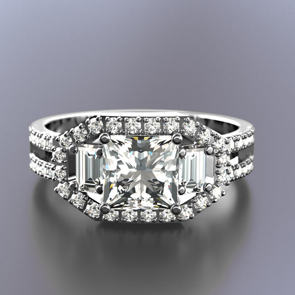 Gold Engagement Ring  - 05GG01