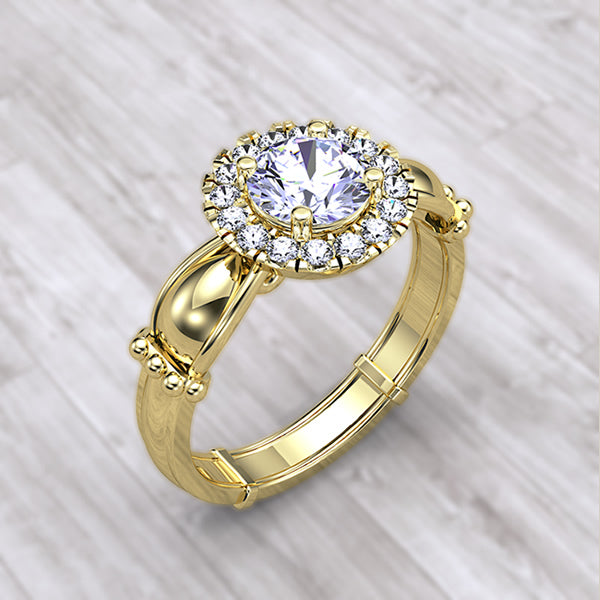 Gold Engagement Ring - 05GG02