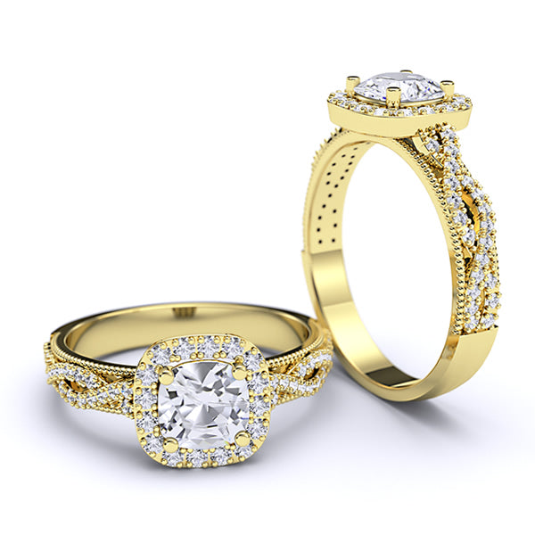 Gold Engagement Ring - 05GG04