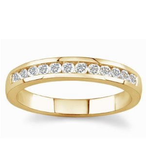 White Gold or Yellow Gold  Band