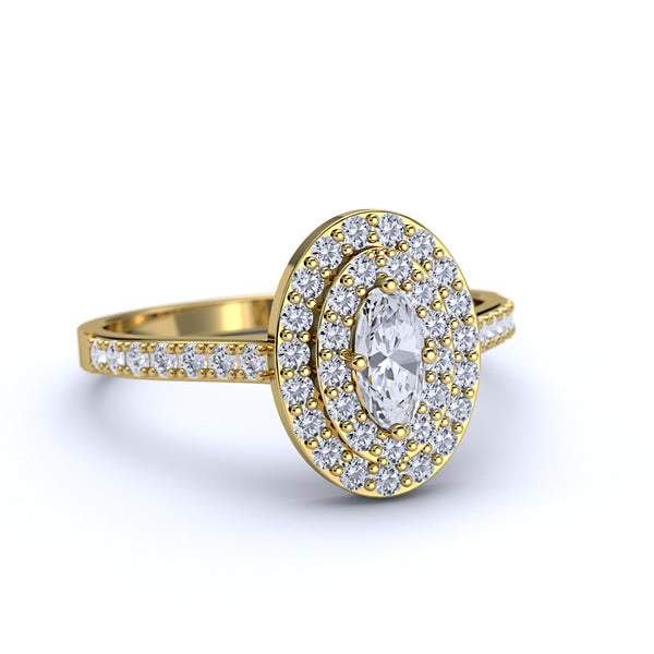 Gold Engagement Ring - 05GG38